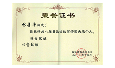 盡心盡力謀發(fā)展 盡職盡責(zé)為和諧--記縣政協(xié)常委、虹潤公司董事長林善平