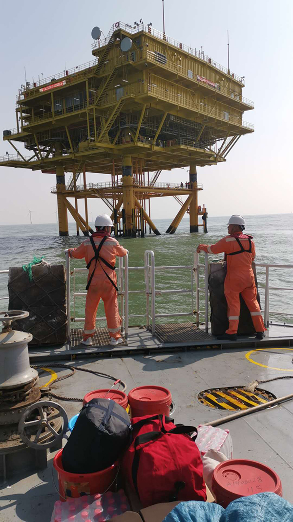 虹潤不怕遠征難，直掛云帆濟滄海-虹潤儀表為海上風電運行保駕護航